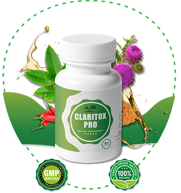Claritox Pro official supplement bottle for natural balance and dizziness relief